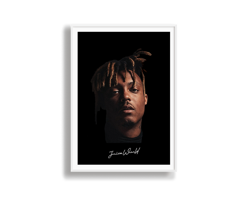 Big Head Retro Juice WRLD Black Portrait