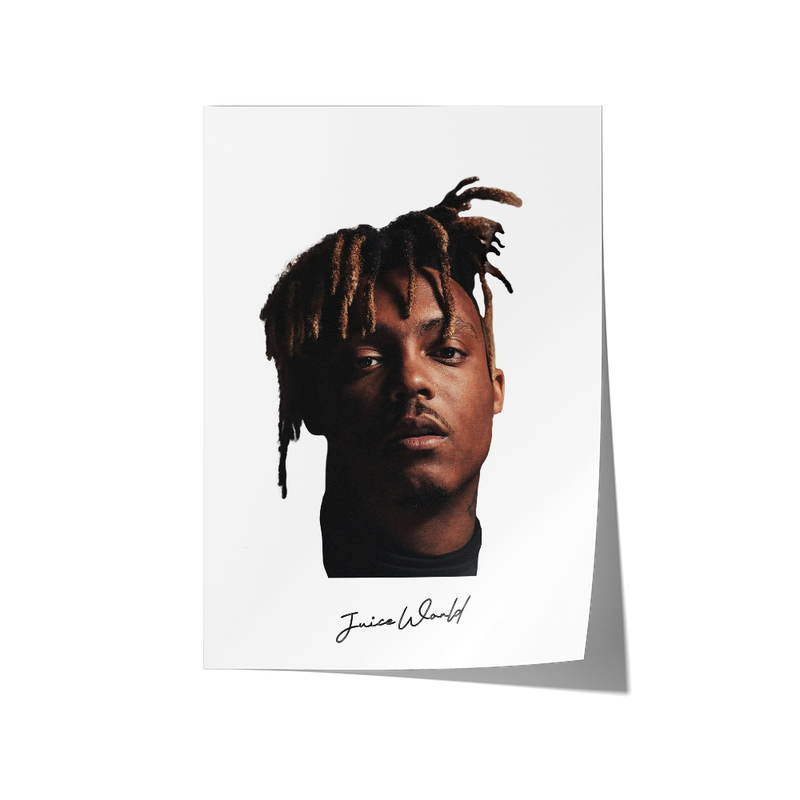 Big Head Retro Juice WRLD White Portrait