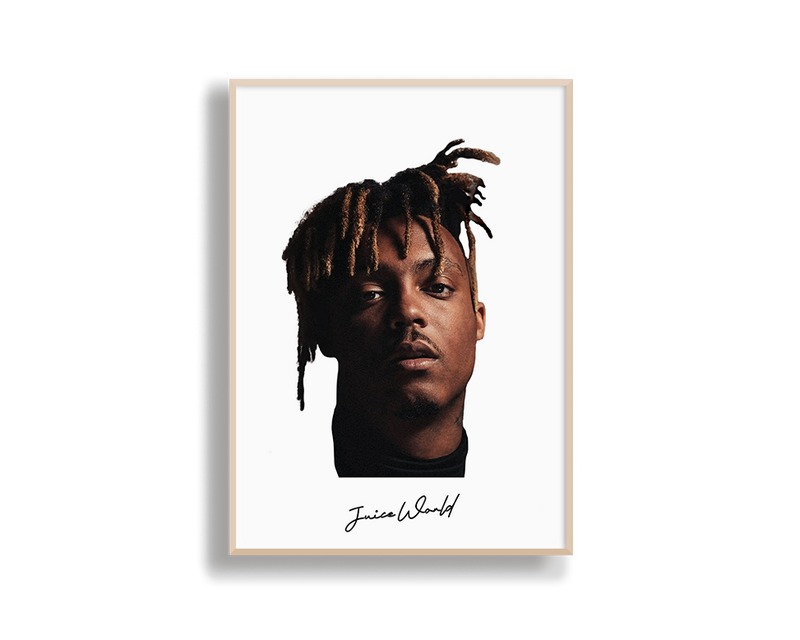 Big Head Retro Juice WRLD White Portrait