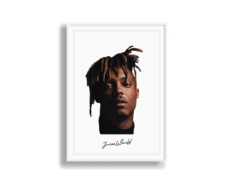 Big Head Retro Juice WRLD White Portrait