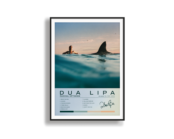 Dua Lipa Radical Optimism Album Wall Art Poster