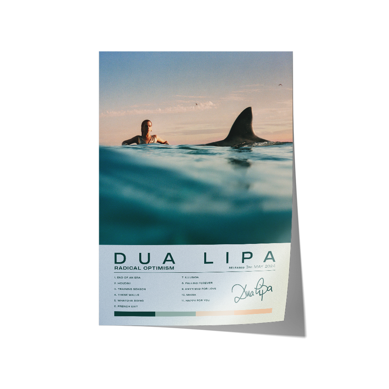 Dua Lipa Radical Optimism Album Wall Art Poster