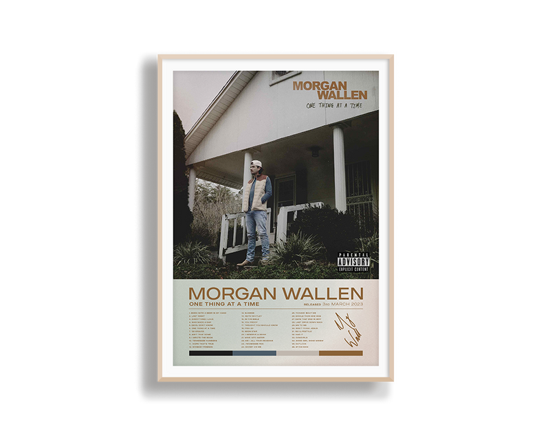 Morgan Wallen album wall art