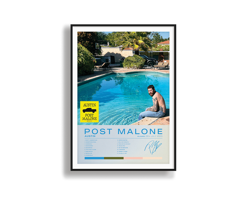 Post Malone Album wall art