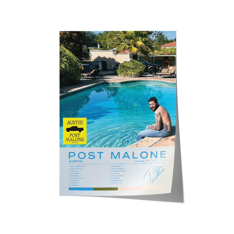 Post Malone Album wall art