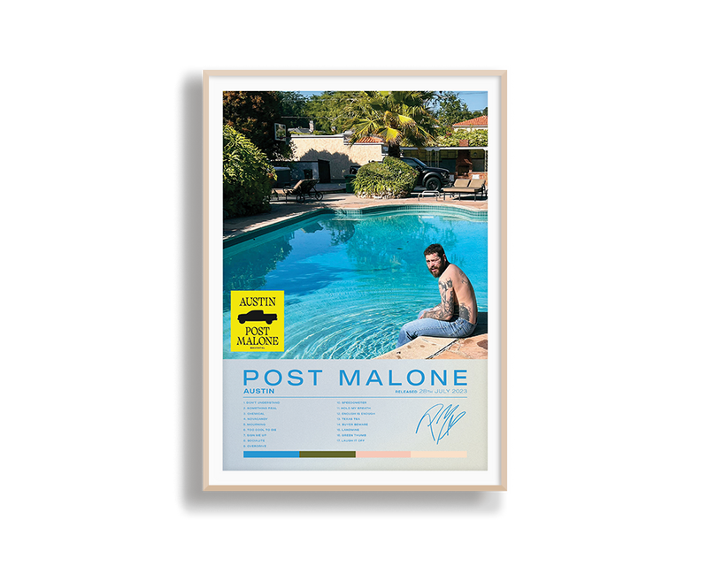 Post Malone Album wall art