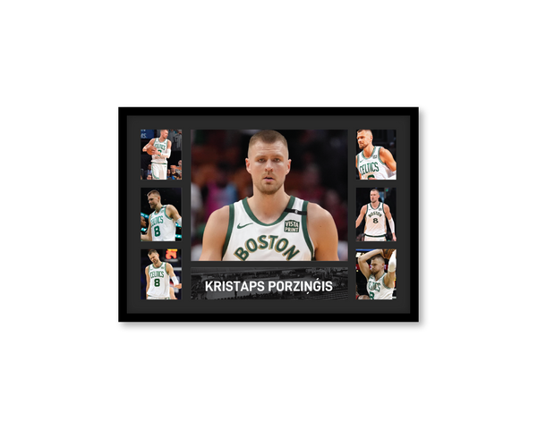 Kristaps Porzingis - Celtics 2024 Tribute Frame