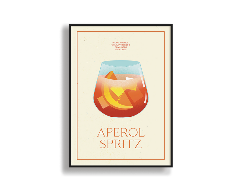 Aperol Spritz Print Wall Art