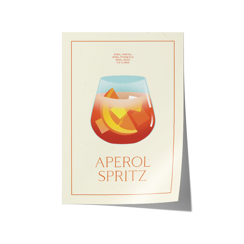 Aperol Spritz Print Wall Art