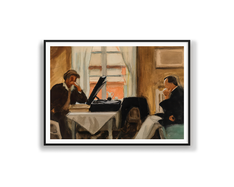 Study in Silence - Modern Wall Art Australia