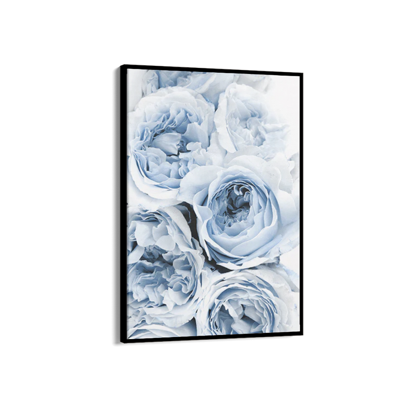 Blue Flowers Print