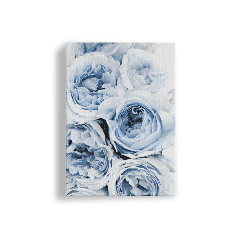 Blue Flowers Print