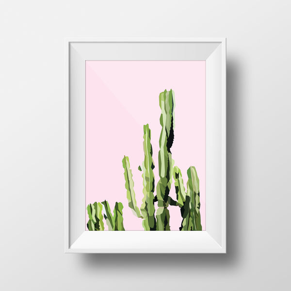 Cactus on Pink - DG Designs