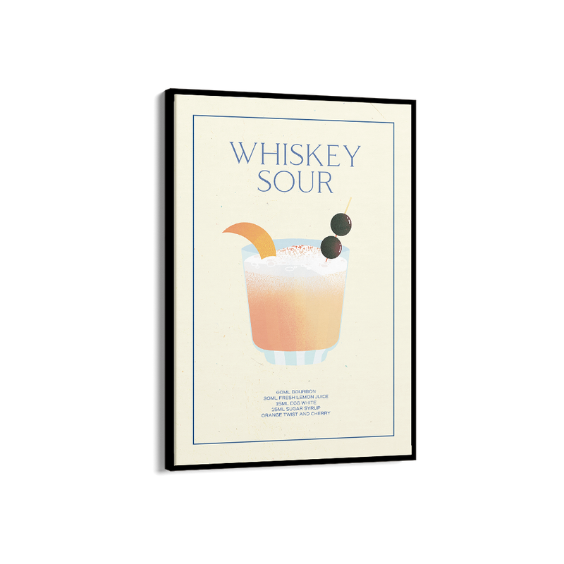 Whiskey Sour Print Wall Art