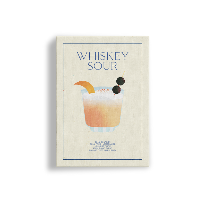 Whiskey Sour Print Wall Art