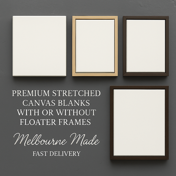 CANVAS BLANKS FOR ARTIST - Framed / Unframed