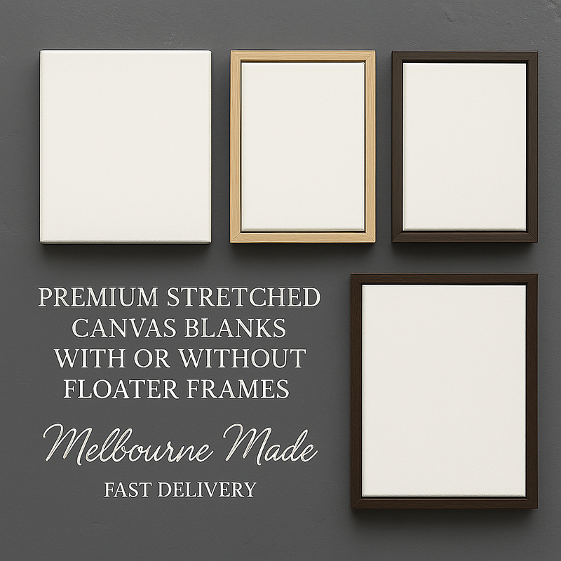 CANVAS BLANKS FOR ARTIST - Framed / Unframed