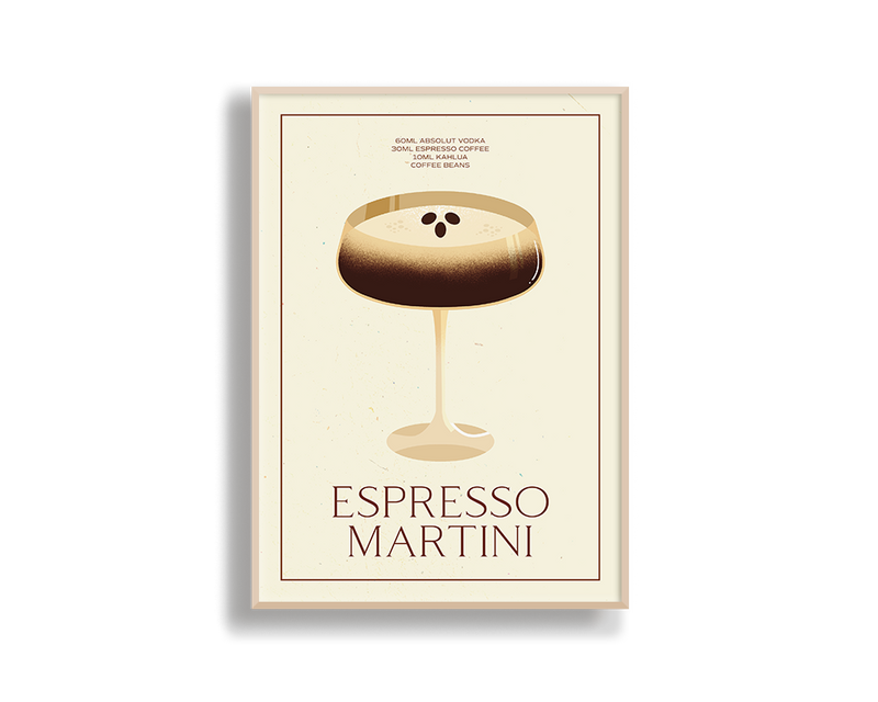 Espresso Martini Print Wall Art