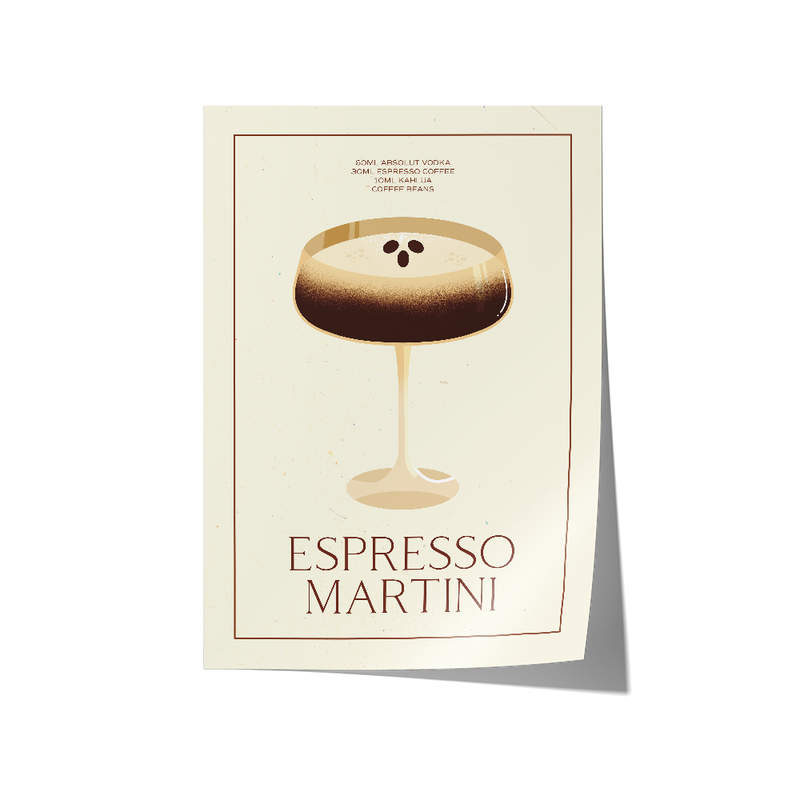 Espresso Martini Print Wall Art