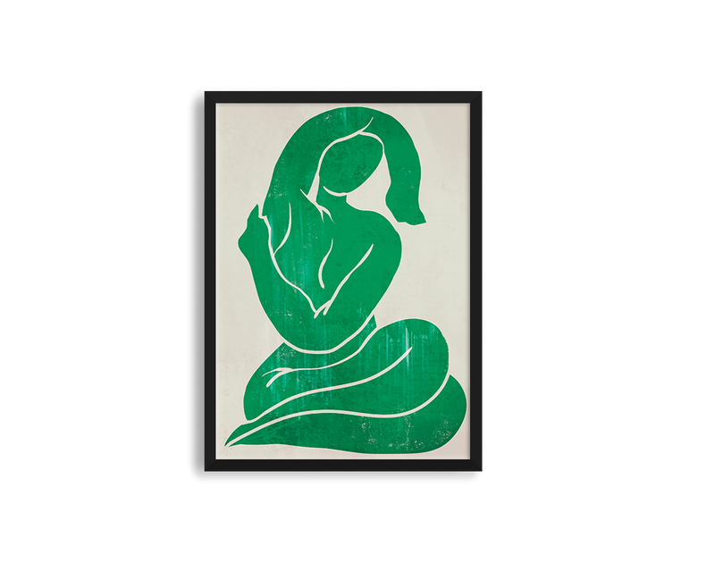 Green Figure Print 1