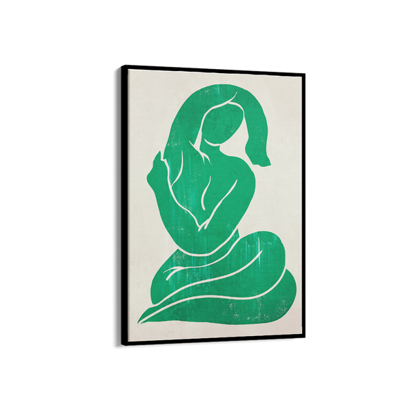 Green Figure Print 1