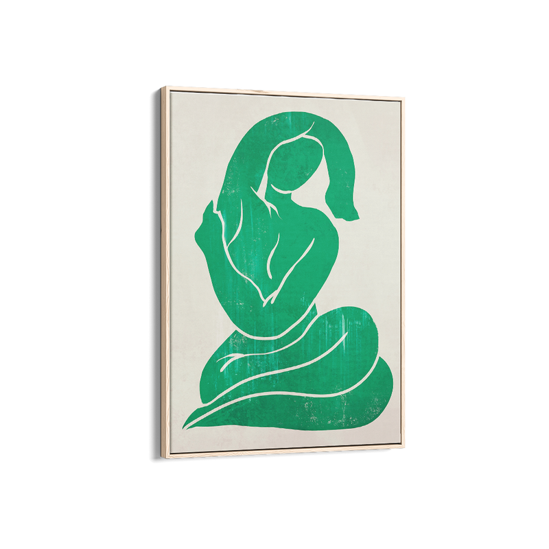 Green Figure Print 1