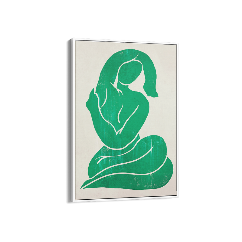 Green Figure Print 1