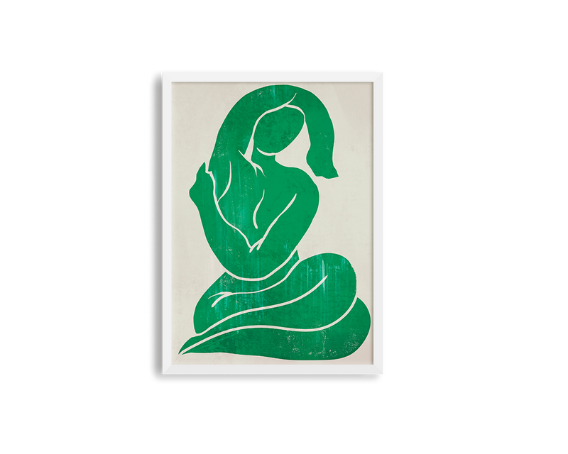 Green Figure Print 1