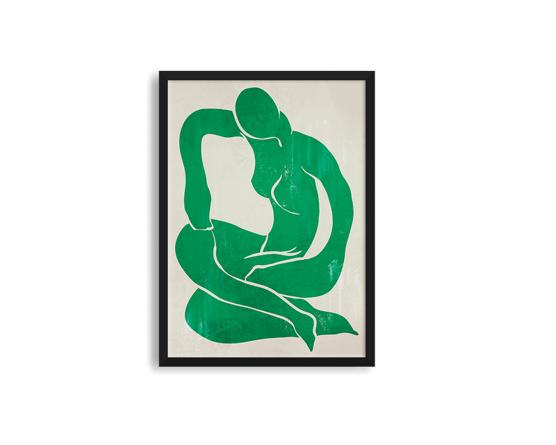 Green Figure Print 2