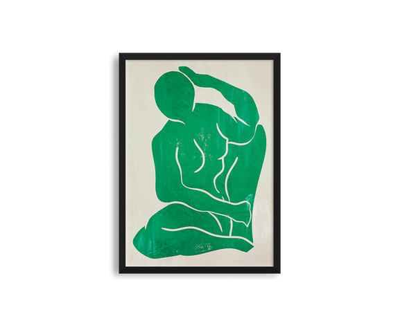 Green Figure Print 3