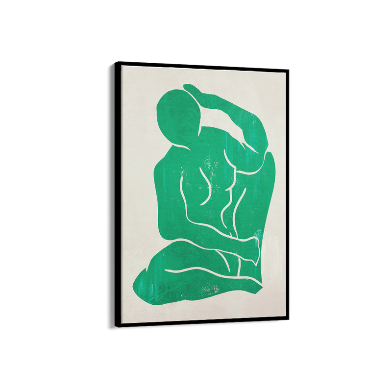 Green Figure Print 3