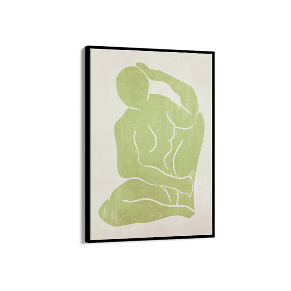 Khaki Green Figure Print 3