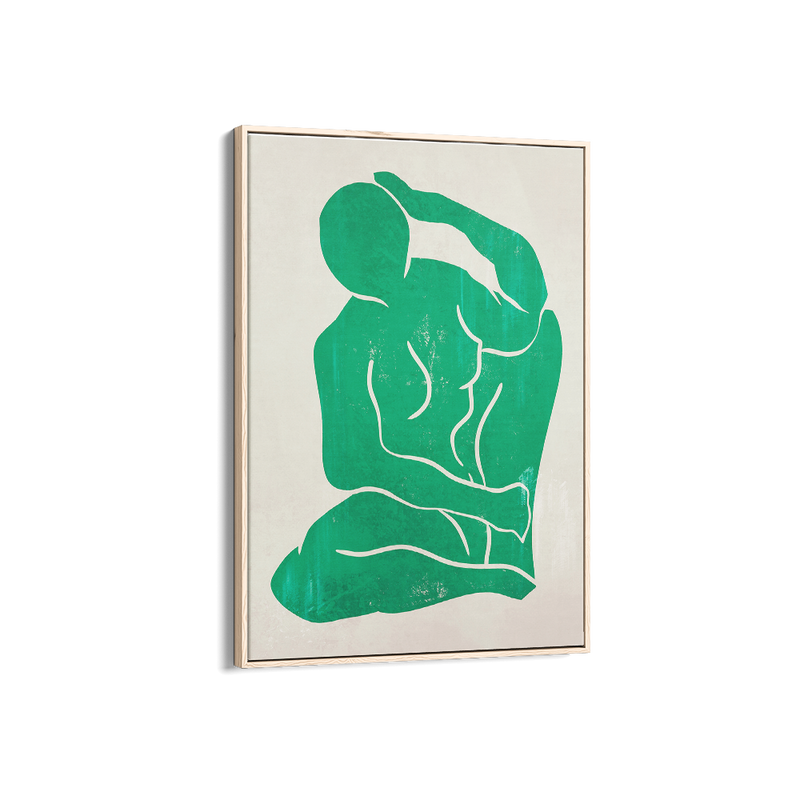 Green Figure Print 3