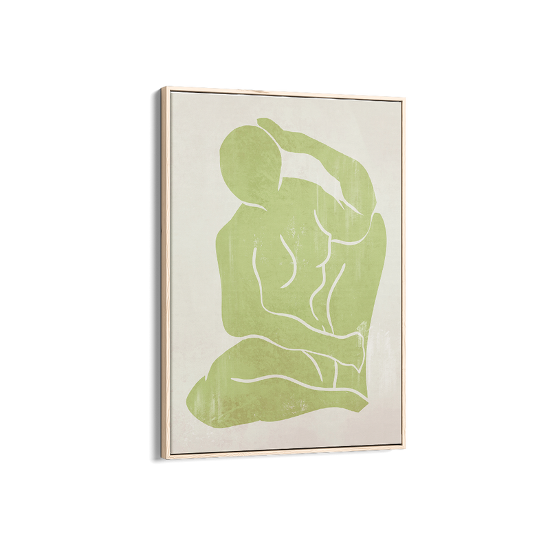 Khaki Green Figure Print 3