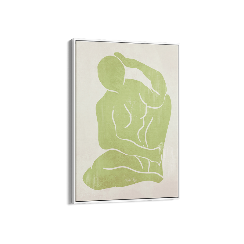 Khaki Green Figure Print 3