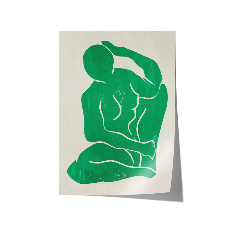 Green Figure Print 3