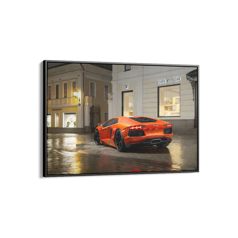 Orange Lamborghini LV