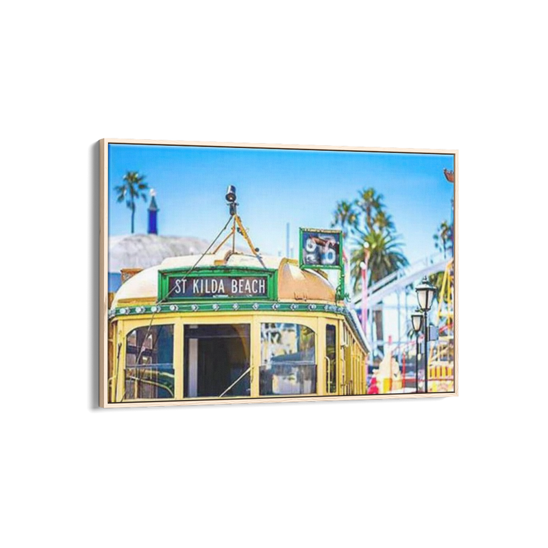 Melbourne - St Kilda Vintage Tram Print