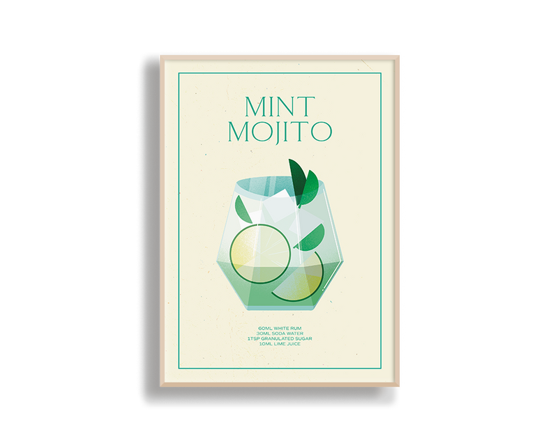 Mojito Print Wall Art