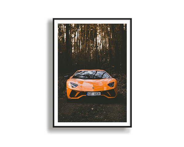 Orange Lamborghini