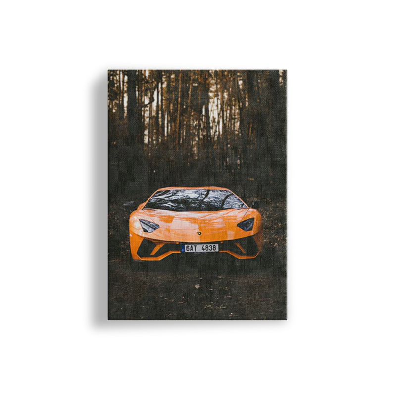 Orange Lamborghini