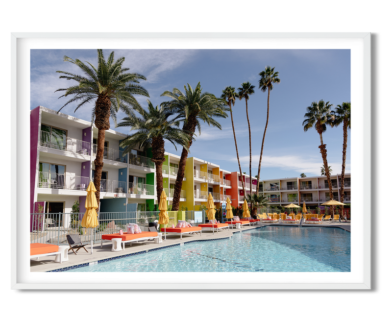 Palms and Pool (Landscape)