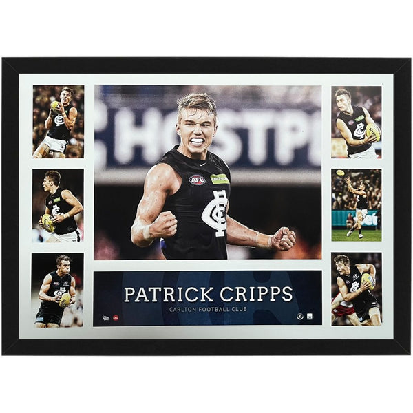 Carlton Blues – Patrick Cripps Framed Tribute Frame