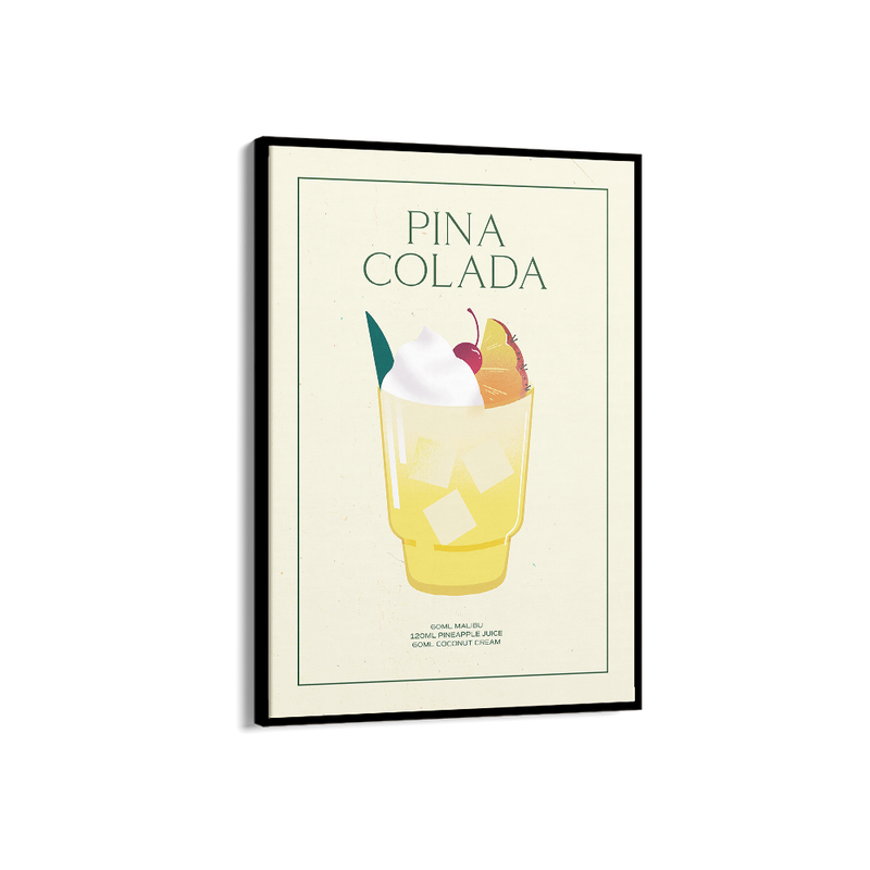 Pina Colada Print Wall Art