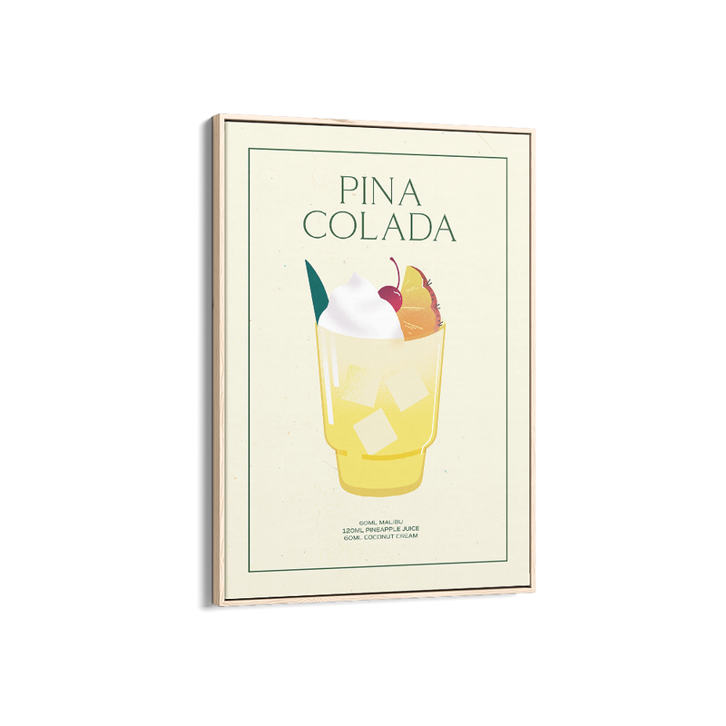 Pina Colada Print Wall Art