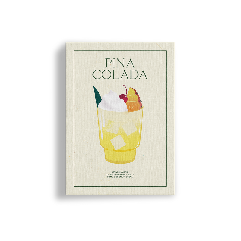 Pina Colada Print Wall Art