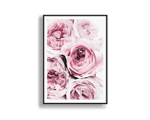 Pink Flowers Print