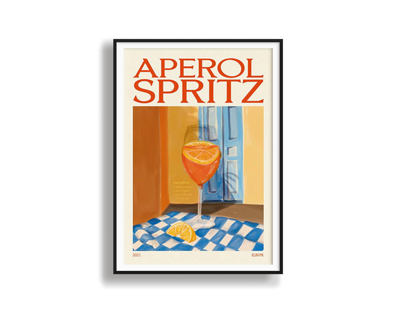 Poster Hub - Aperol Art Framed