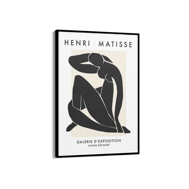 Poster Hub - Henri Mattisse Noir Art Framed