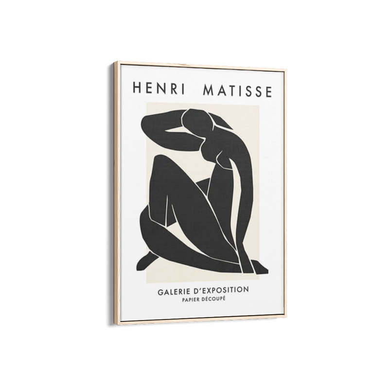 Poster Hub - Henri Mattisse Noir Art Framed